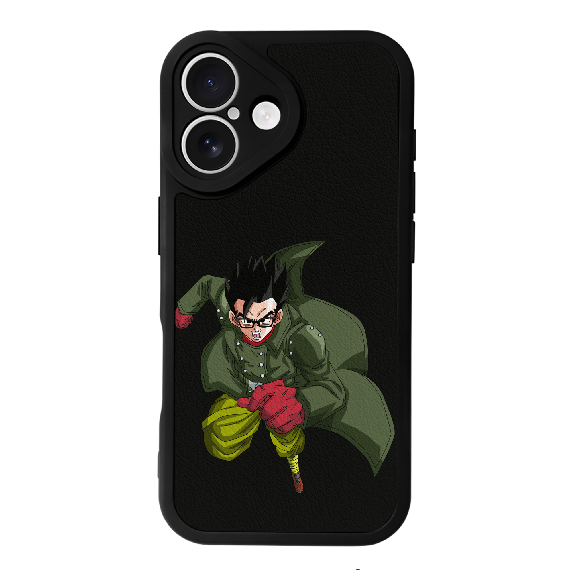 （画像用） ドラゴンボール 孫 悟飯（そんごはん）DRAGON BALL Son Gohan 【iPhone 16シリーズ対応】シリコンスマホケース（レザー調） 材質：シリコン